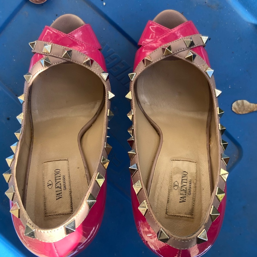 VALENTINO GARAVANI ROCKSTUD PLATFORM STILLETTOES - Picture 3 of 13